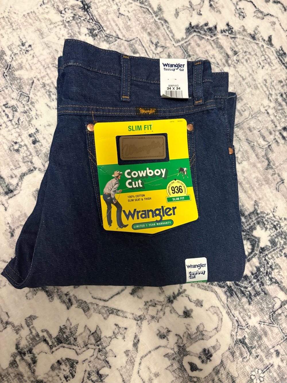 Wrangler Slim Fit Men’s Jeans - Indigo Blue